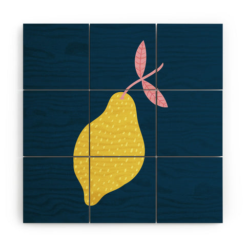 Alice Rebecca Potter Lemon I Wood Wall Mural