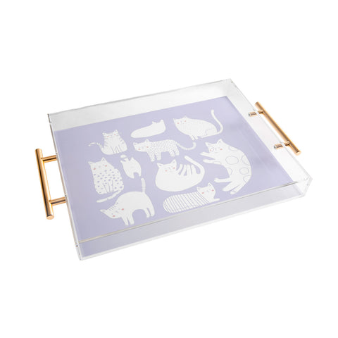 Alice Rebecca Potter Purrfect Day Acrylic Tray