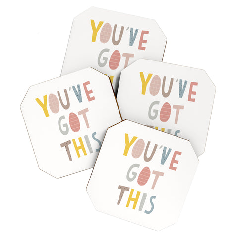 Alice Rebecca Potter Youve Got This Coaster Set