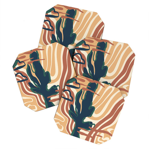 Alilscribble a LIL dessert scene Coaster Set