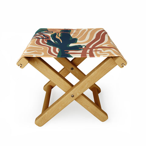 Alilscribble a LIL dessert scene Folding Stool