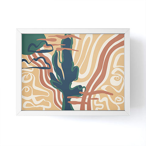 Alilscribble a LIL dessert scene Framed Mini Art Print