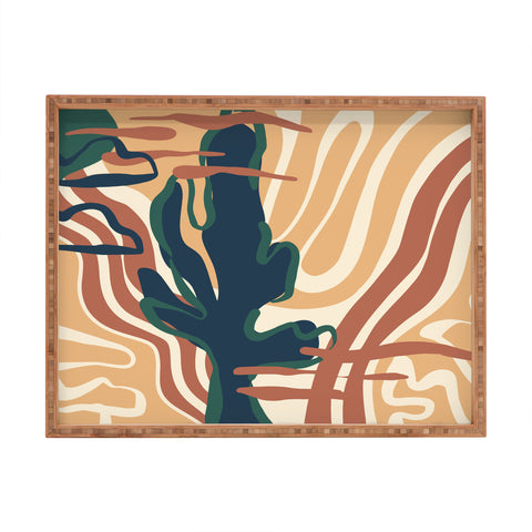 Alilscribble a LIL dessert scene Rectangular Tray