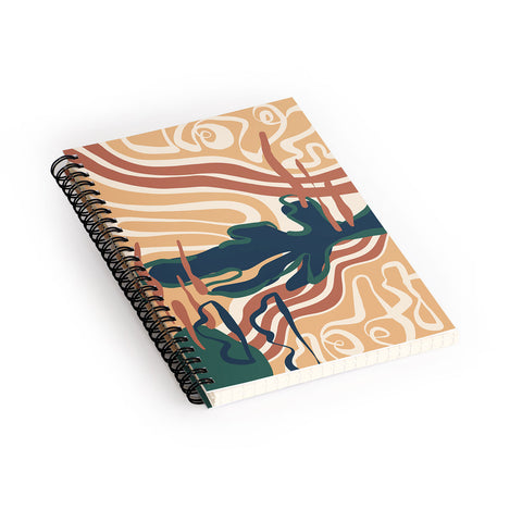 Alilscribble a LIL dessert scene Spiral Notebook