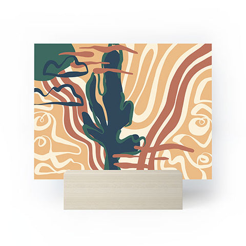 Alilscribble a LIL dessert scene Mini Art Print