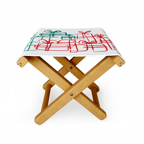 Alilscribble A Present for You Folding Stool