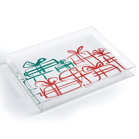 Alilscribble A Present for You Acrylic Tray