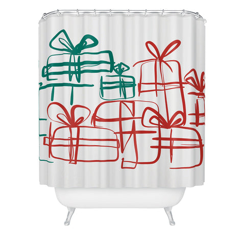 Alilscribble A Present for You Shower Curtain