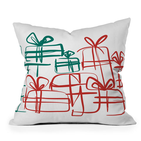 Alilscribble A Present for You Outdoor Throw Pillow