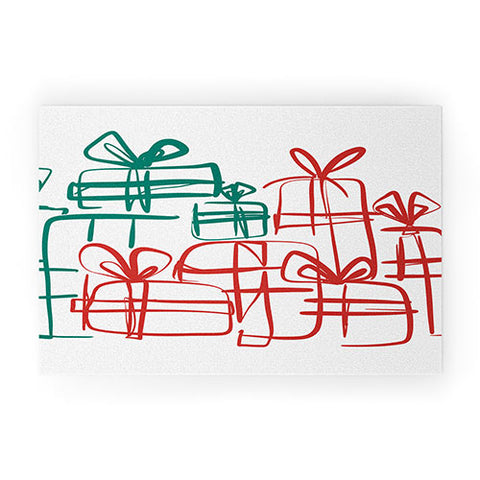 Alilscribble A Present for You Welcome Mat