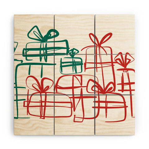 Alilscribble A Present for You Wood Wall Mural
