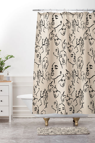 Alilscribble All my girls Shower Curtain And Mat