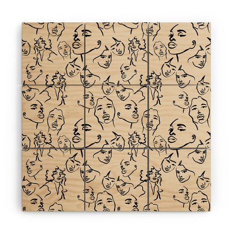 Alilscribble All my girls Wood Wall Mural