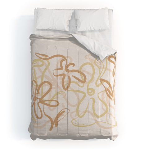 Alilscribble Another Flower Design Comforter