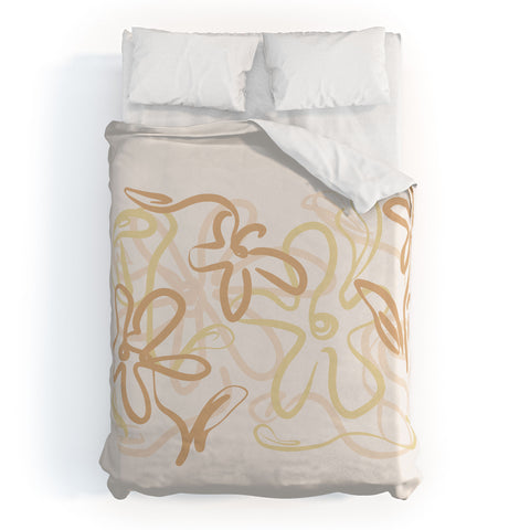Alilscribble Another Flower Design Duvet Cover