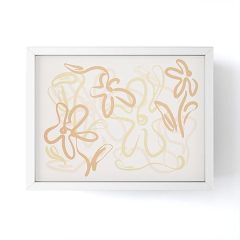 Alilscribble Another Flower Design Framed Mini Art Print