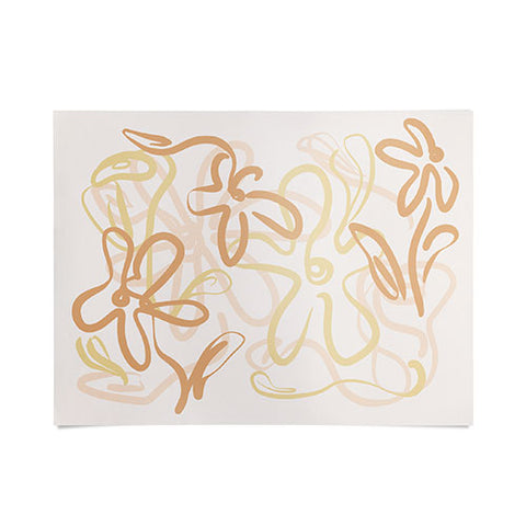 Alilscribble Another Flower Design Poster