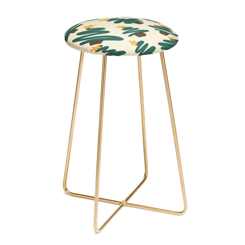 Alilscribble Christmas Forrest Counter Stool