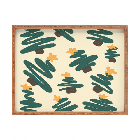 Alilscribble Christmas Forrest Rectangular Tray