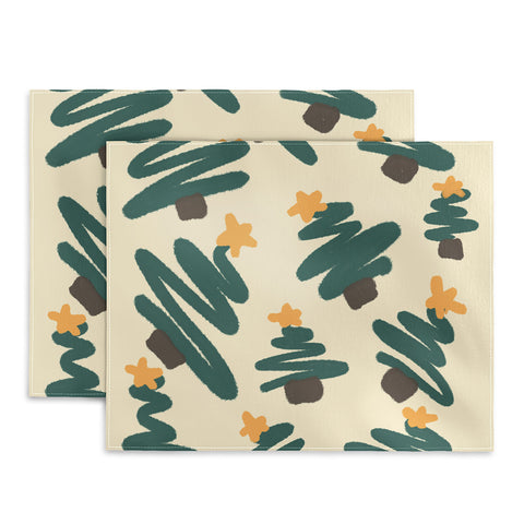 Alilscribble Christmas Forrest Placemat