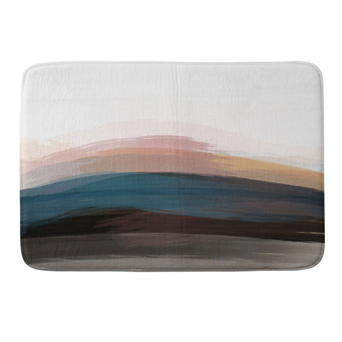 Alilscribble Goodnight I Memory Foam Bath Mat