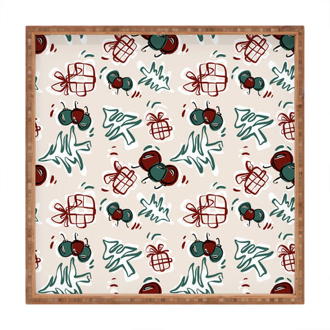 Alilscribble HOLIDAYS I Square Tray
