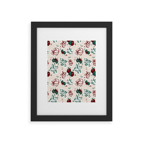 Alilscribble HOLIDAYS I Framed Art Print