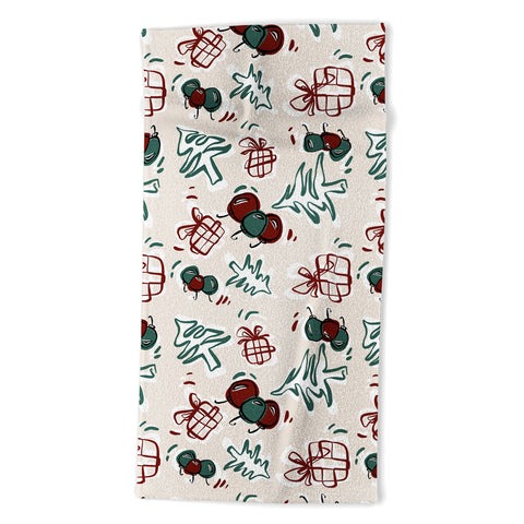 Alilscribble HOLIDAYS I Beach Towel