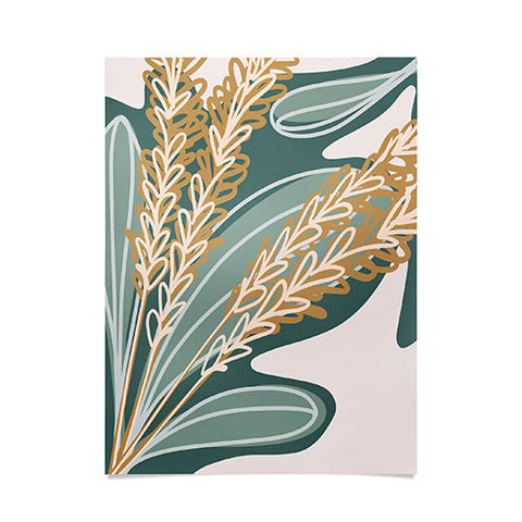 Alilscribble Leaves and things Poster