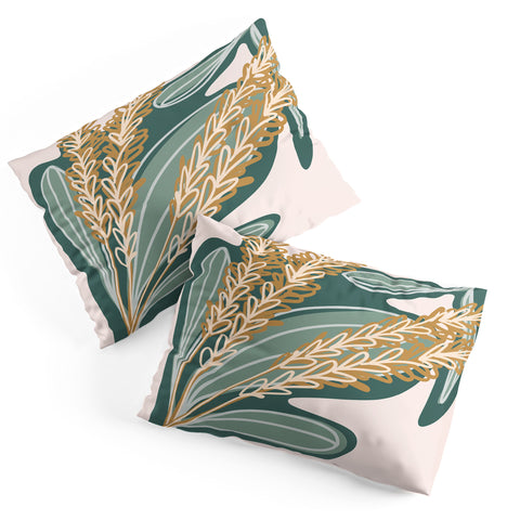 Alilscribble Leaves and things Pillow Shams