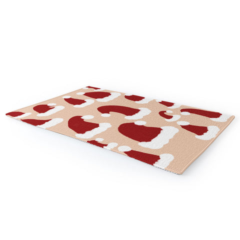 Alilscribble SANTA BABY Area Rug