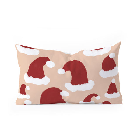 Alilscribble SANTA BABY Oblong Throw Pillow