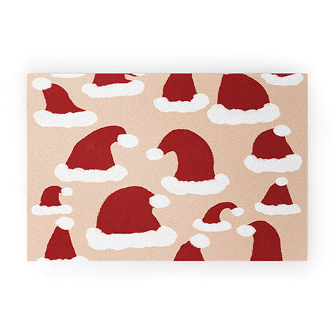 Alilscribble SANTA BABY Welcome Mat