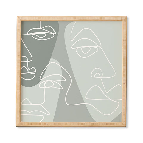 Alilscribble Single Line II Framed Wall Art
