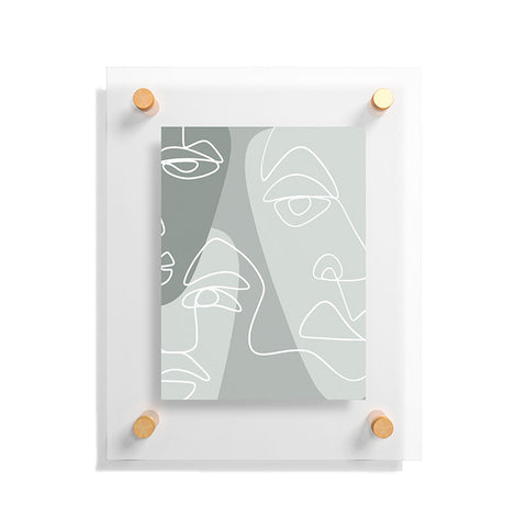 Alilscribble Single Line II Floating Acrylic Print