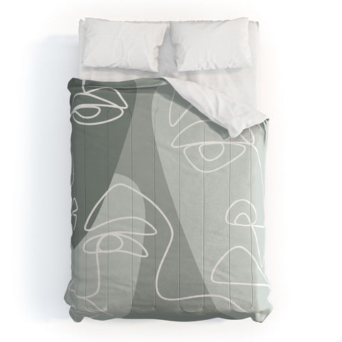 Alilscribble Single Line II Comforter