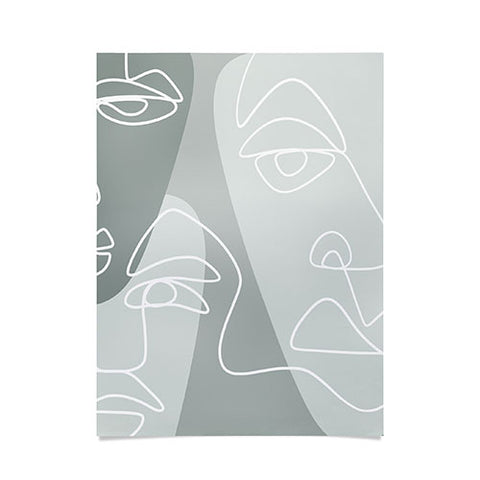 Alilscribble Single Line II Poster