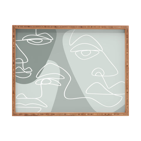 Alilscribble Single Line II Rectangular Tray