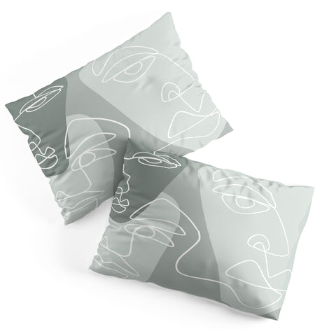 Alilscribble Single Line II Pillow Shams