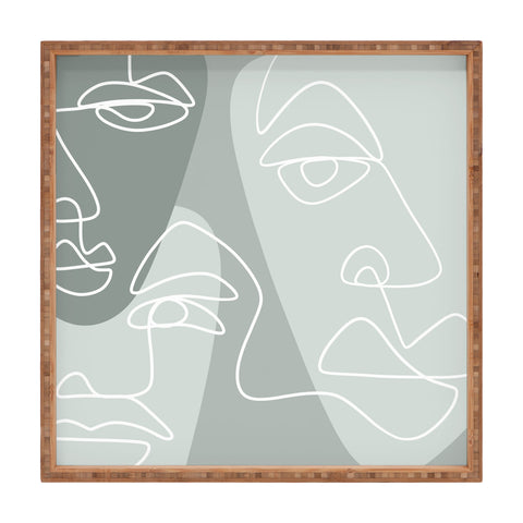 Alilscribble Single Line II Square Tray