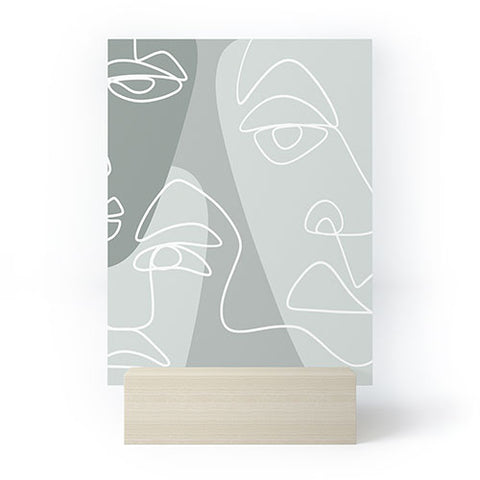 Alilscribble Single Line II Mini Art Print