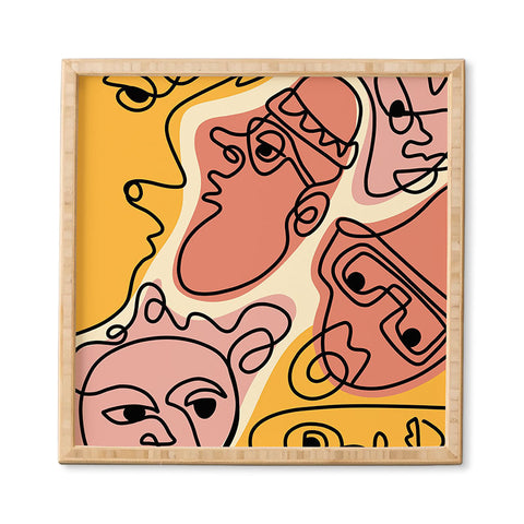 Alilscribble Why the long face Framed Wall Art