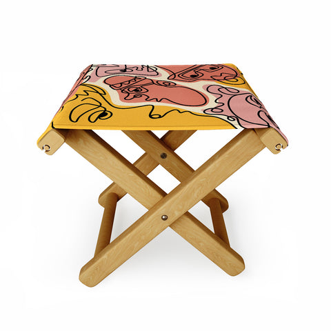 Alilscribble Why the long face Folding Stool
