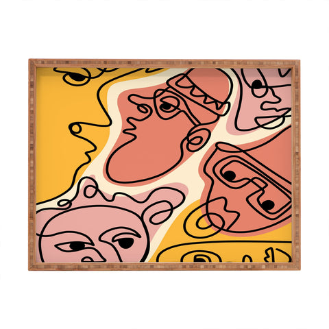 Alilscribble Why the long face Rectangular Tray