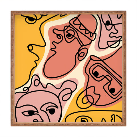 Alilscribble Why the long face Square Tray