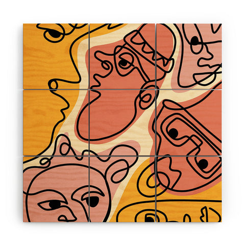 Alilscribble Why the long face Wood Wall Mural