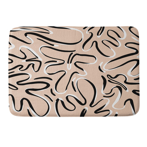 Alilscribble Wispy Memory Foam Bath Mat