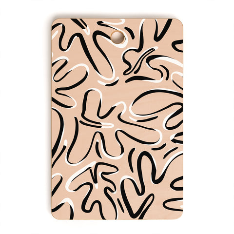 Alilscribble Wispy Cutting Board Rectangle