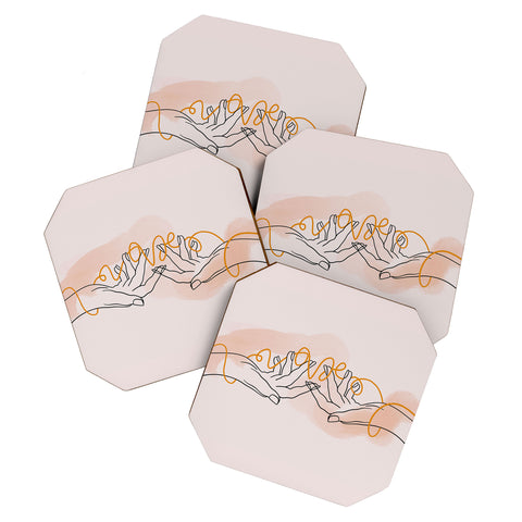 Alilscribble With Love Coaster Set