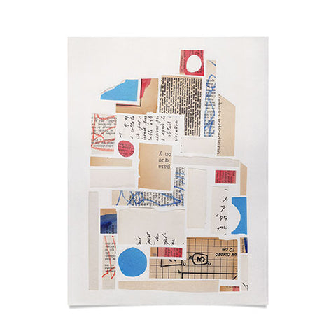 Alisa Galitsyna Abstract Mixed Media Collage 1 Poster